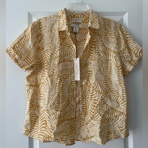 Rachel Zoe Linen Buttondown